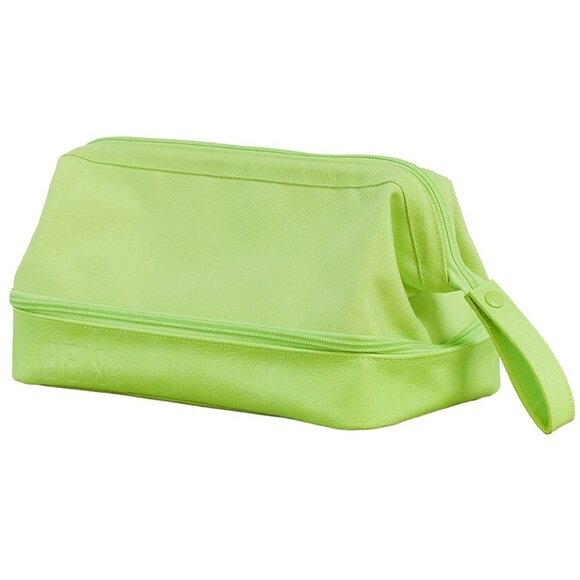 NWT BEÍS The Dopp Kit Citron (Neon Green) Toiletry Travel Bag - Picture 2 of 4